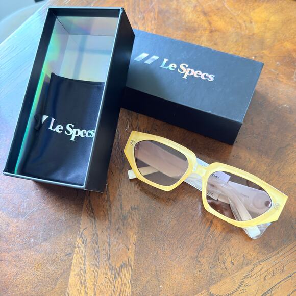 Le Specs Unisex Major Exclusive Yellow Limoncello Sunglasses main image 8